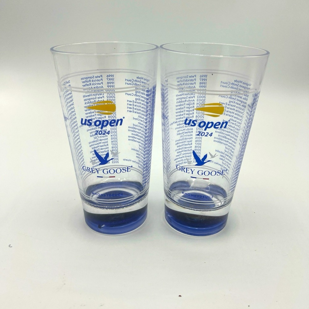 A Set Of 2 US OPEN 2024 Grey Goose HONEY DEUCE Cups Limited Edition Collectible
